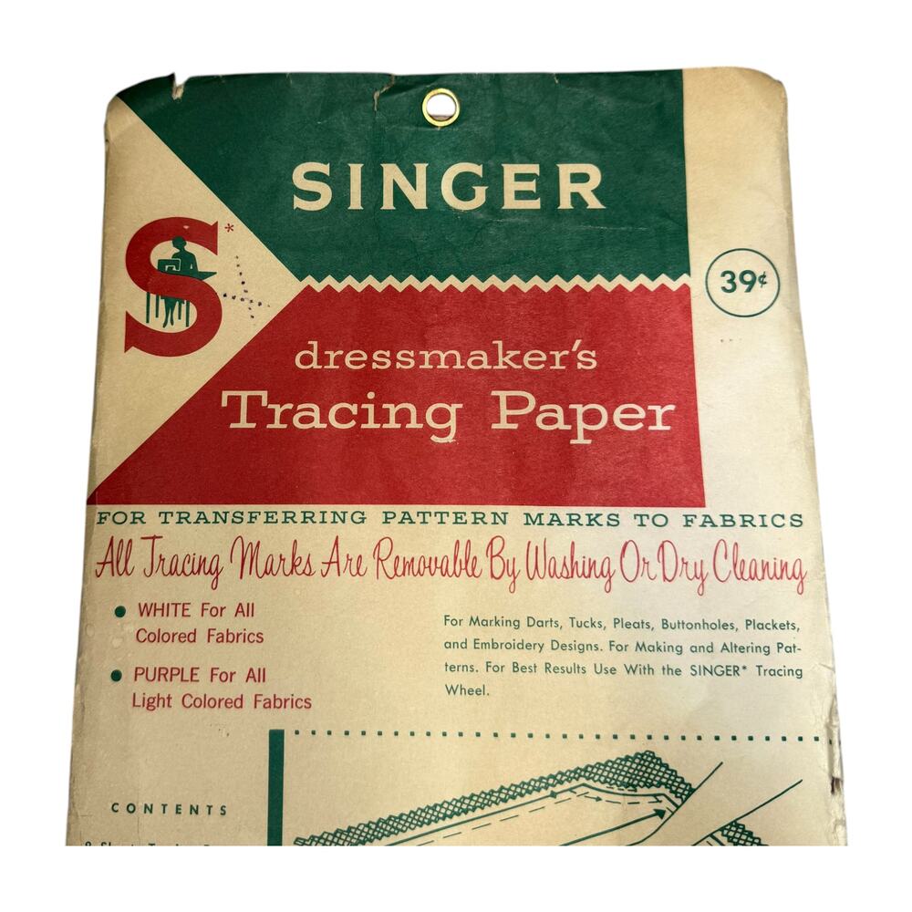 Vintage Singer Penn Dressmakers Carbon Tracing Paper Lot Sewing Notions - Picture 4 of 6
